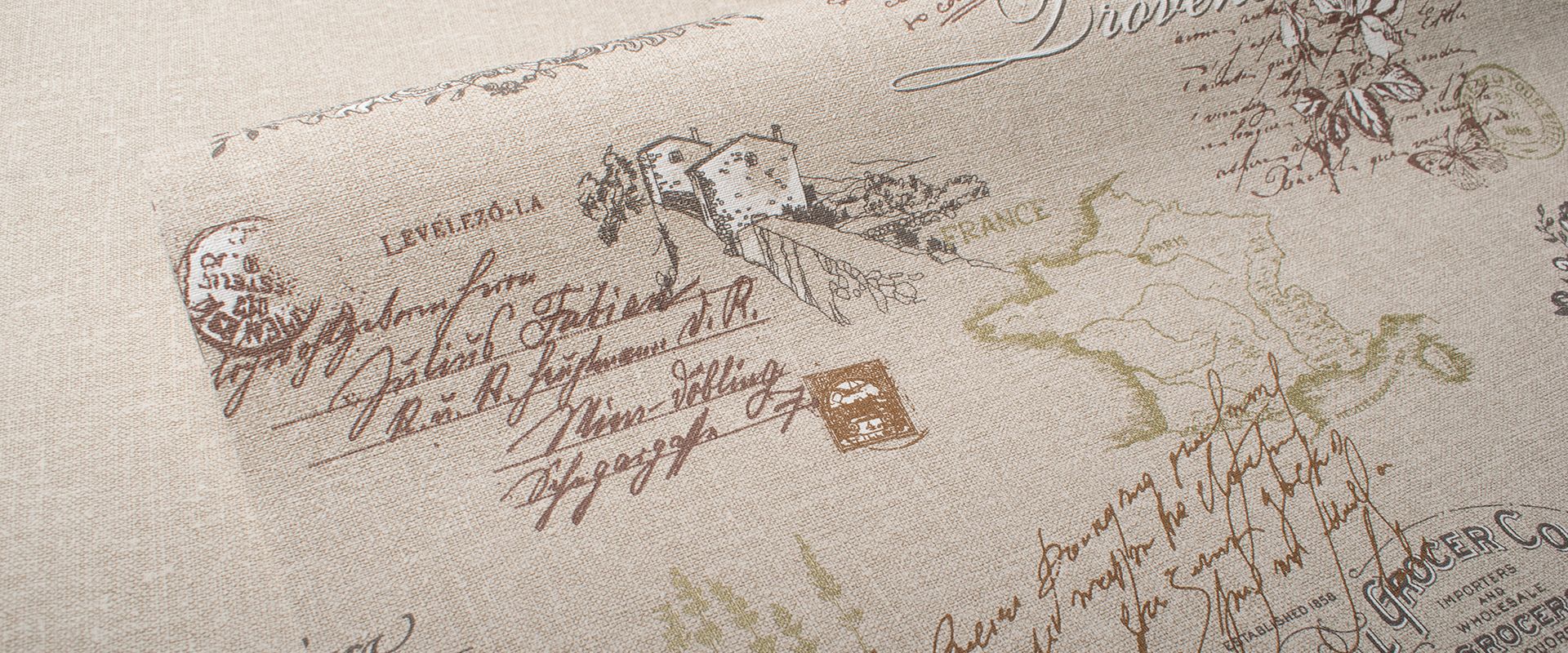 Мотив CAFÉ 88358 - Текстура - фото 1